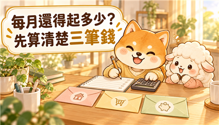 每月還得起多少？借款前先算清楚這三筆錢