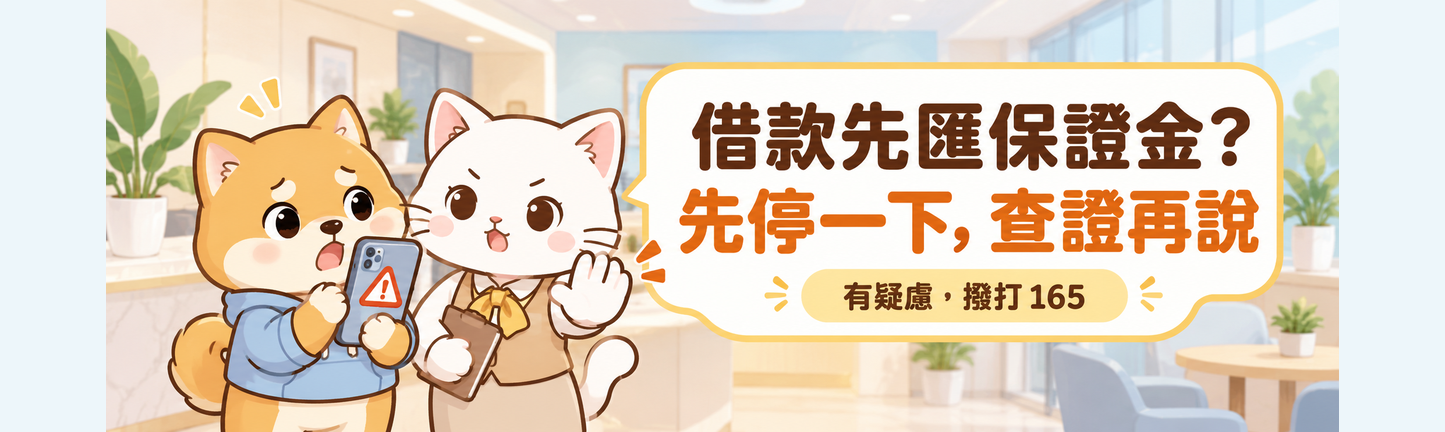 網路借款要求先匯保證金，該怎麼判斷？
