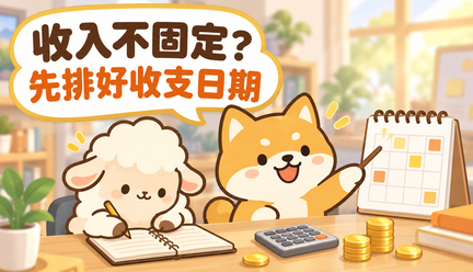 收入不固定，怎麼安排還款？先做一張現金流月曆