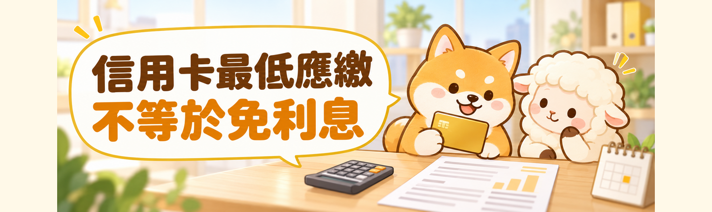 信用卡只繳最低應繳金額，還會產生利息嗎？
