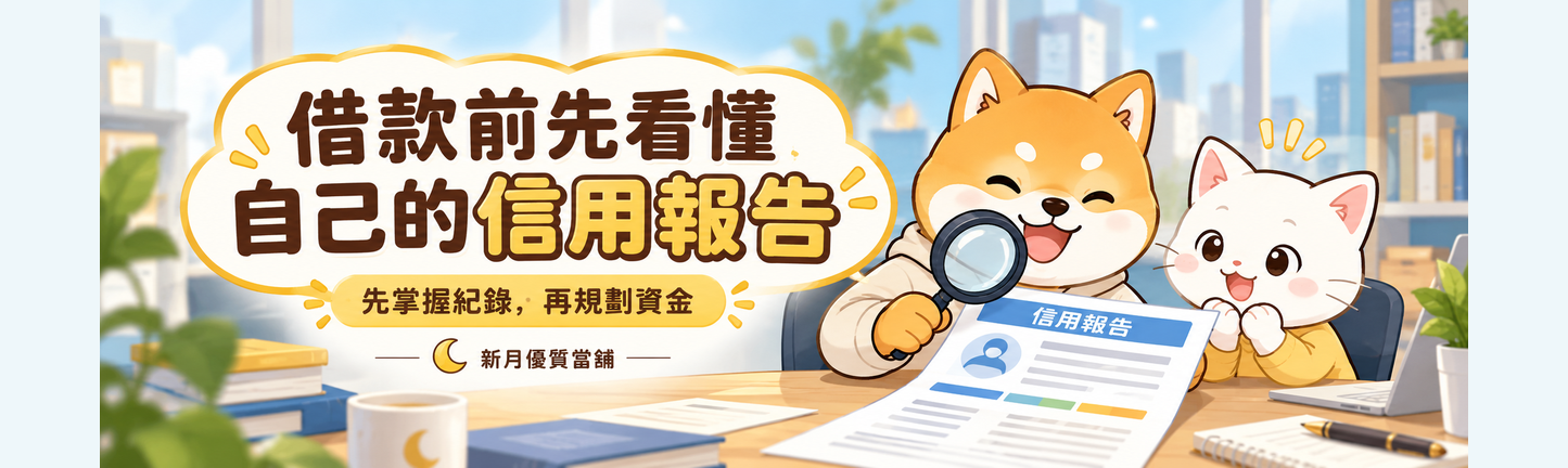借款前先看懂自己的信用報告：從官方管道開始